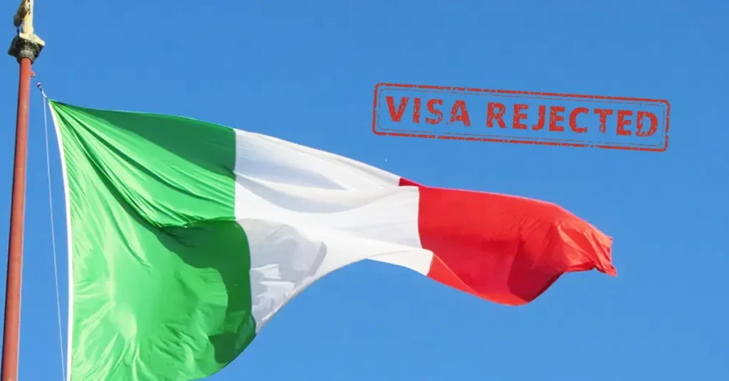 Reason for Italy study visa rejections from India